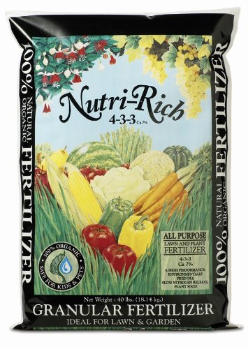 Nutri-Rich Fertilizer Granules 4-3-2 Organic - 40 lbs.