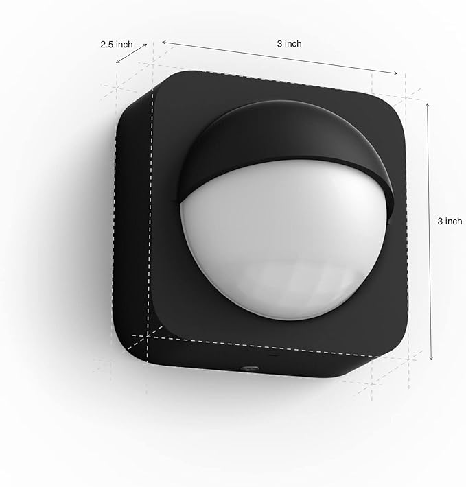 Philips Hue Outdoor Motion Sensor 1 Pack Automatic Dusk to Dawn Sensor Turns Lights On When Motion is Detected Requires Bridge Works with Alexa Google Assistant and Apple HomeKit Weatherproof