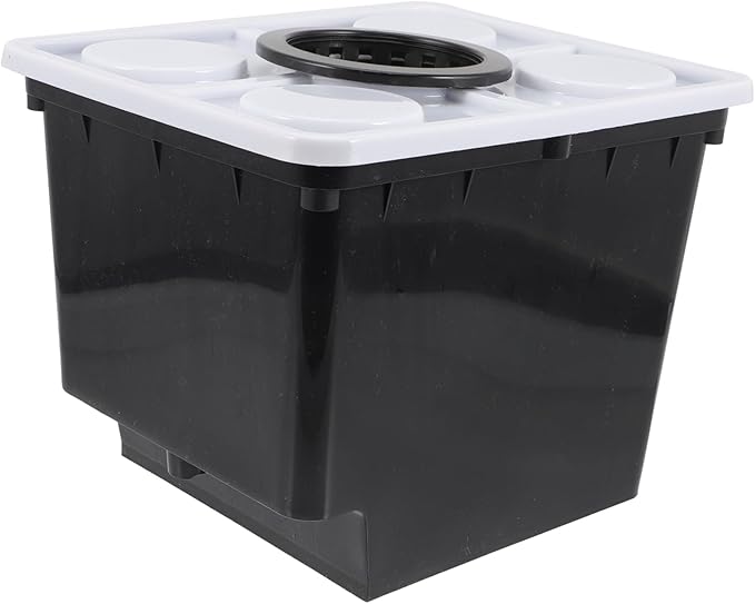 Hydroponic System for Greenhouse Planting Suitable for Vegetables Fruits and Flowers Durable Plastic Dutch Planter Multiple Planting Spaces