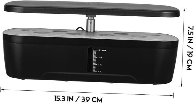 1Set Indoor Hydroponics Growing System Kit with LED Multi Porous Design for Easy Vegetable Germination Automatic Watering and Fertilization Space Saving