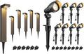 EDISHINE 6 Pack Low Voltage Pathway Lights &amp 8 Pack Landscape Spotlights
