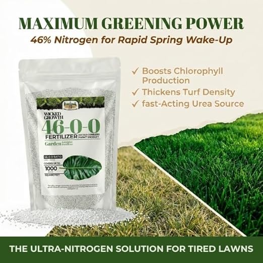 Old Cobblers Farm™ Wicked Growth 46-0-0 Fertilizer - Eco-Conscious Formula for Thriving Gardens and Farms and for Greener Healthier Plants (5 lbs | 10 lbs | 15 lbs | 20 lbs) (20 lbs)