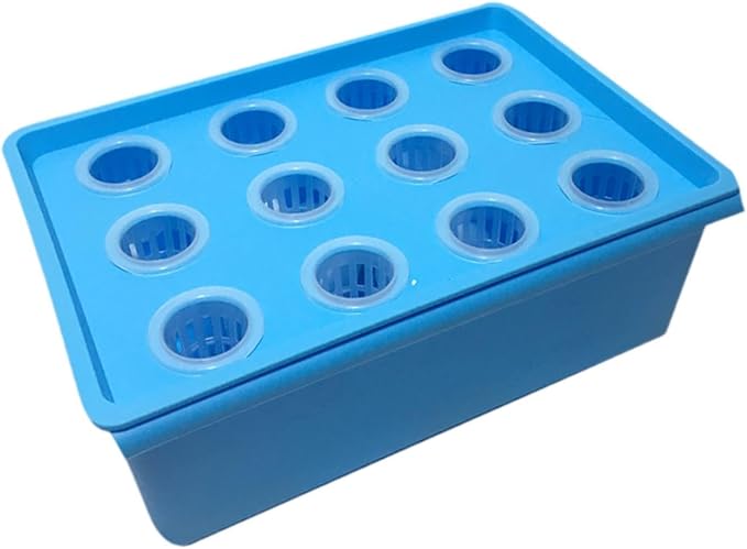 Hydroponic Grower Box Hydroponic System Growing Box 12 Holes Sturdy Practical Hydroponic System Planting Container for Indoor