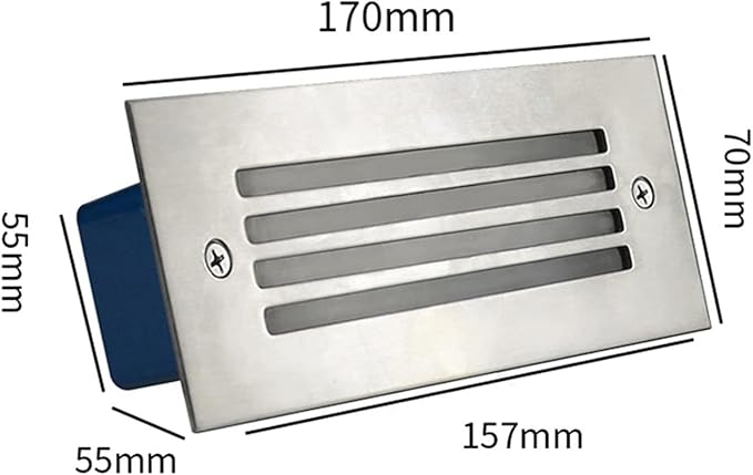 Rectangle IP65 5W LED Step Lamp Outdoor Underground Lights for Patio Pathway Stair Steps
