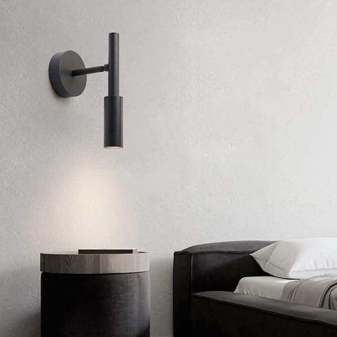 Led Wall Sconce Modern Mount Reading Light 7w Headboard Lamp Adjustable Spotlight Bed Lamps for Bedroom Bedside Living Room Hallway do el