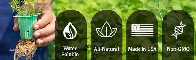 GreenEden EndoBoost Hydro Soluble Mycorrhizal Fungi (7 Species) - Makes 120 Gallons - Mycorrhizae Root Enhancer - Bacteria Inoculant - Hydroponics or Soil