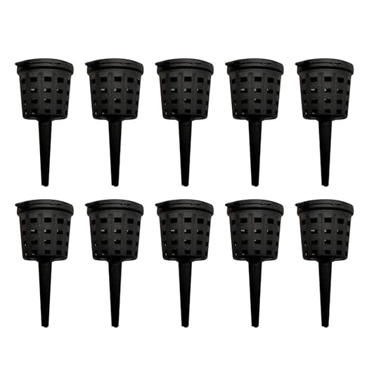 100Pcs Plant Fertilizer Basket SetPortable Root Fertilizer Box Plastic Planting Basket for Garden