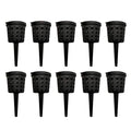 100Pcs Plant Fertilizer Basket SetPortable Root Fertilizer Box Plastic Planting Basket for Garden