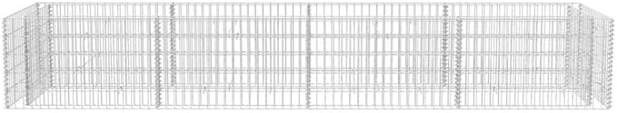Gabion Raised Bed Steel 141.7x35.4x19.7