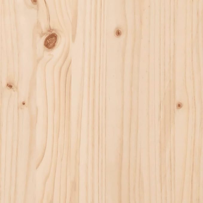 23.6x23.6x12.2 in Rustic Pinewood Planter Box Solid Wood Outdoor Garden Beds Rectangular Flower Box for Patio Balcony Terrace Herb &amp Tomato Growing