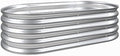 Beaunicorn 1Pcs 4x2x1ft Galvanized Raised Garden Bed Heavy Duty Planter Raised Beds for Outdoor for VegetablesFlowers &ampHerbs Rust-Resistant Metal Garden Bed Easy Assembly