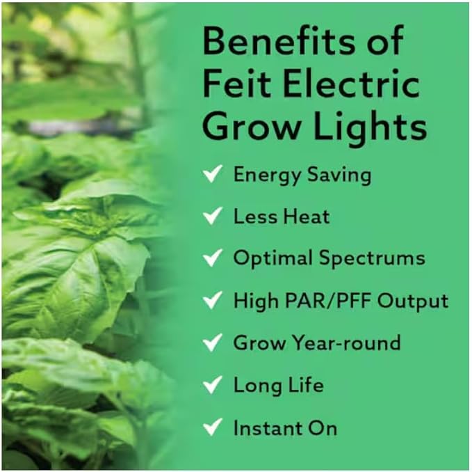 Feit-Electric 20 in. 37-Watt Integrated Full Spectrum LED Non-Dimmable Indoor Premiun Table Top Plant Grow Light Fixture Daylight GLP20/TABLE/37W/LED (1034)