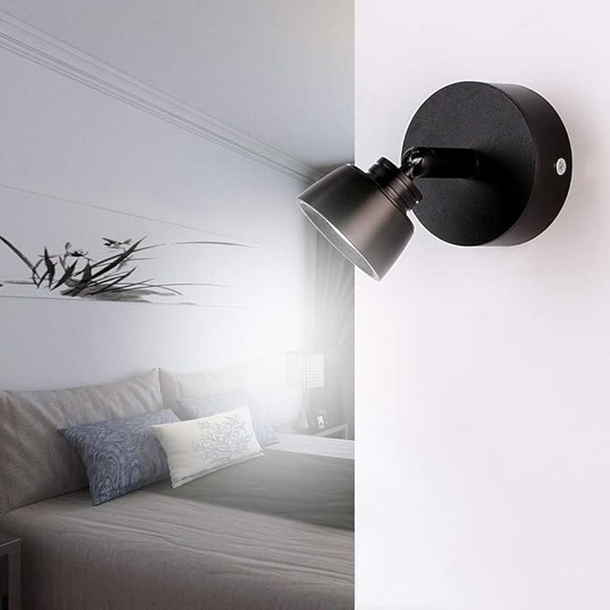 Spotlight Wall Mounted Light Reading Spotlights in Chrome Finish