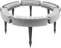 Aluminium Trees Floodlights IP65 Weatherproofwith Ground Plugfor Courtyards(Cold Light6 Sets)