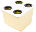 VICASKY 4holes Hydroponic Baskets Greenhouse Hydroponics System for Indoor Vegetable Fruit Planting