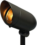 1-Light 120V L with Convex Clear Tempered Glass 3.75 inches W X 6.63 inches H-Bronze Finish Landscape Accent 81-Bel-559782