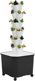Vertical Hydroponic Grow Tower Garden Vertical Vegetable Planting System Large Herb Garden Lettuce Tomato Vegetable Herb Outdoor Indoor Growing System