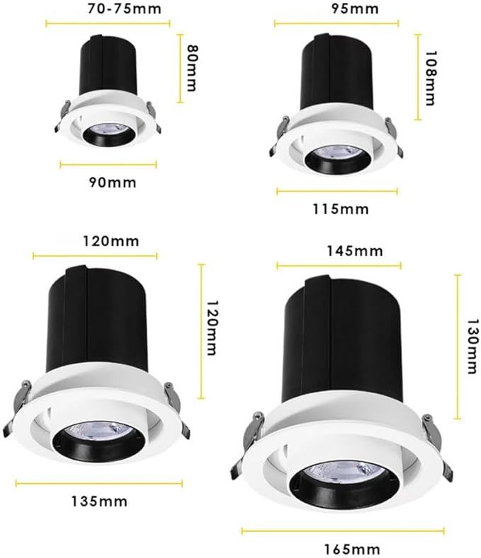 Spotlights Ceiling Light Stretch 35w Led Downlights Accent FixtureDirectional for Living Room Bedroom Cri90