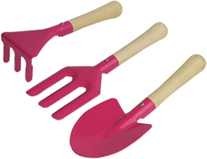 3 Pieces Garden Tool Set Heavy Duty Gardening Supplies Multifunctional Portable Outdoor Gardening Hand Tools Gardening Gifts for Kids Childrens