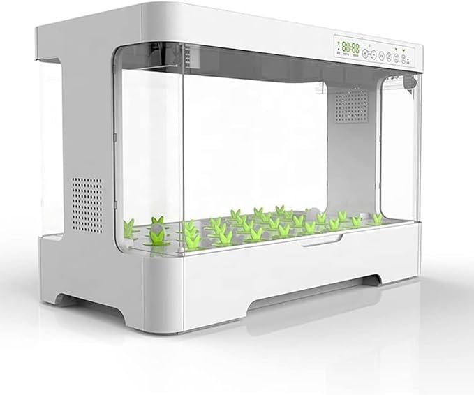 30 Pods Indoor Herb Garden Kit Hydroponics Growing with 20W LED Grow Light Automatic Timer Germination Kits 4L Water Tank