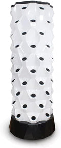 Hydroponic Tower Growing System Garden Hydroponic Growing System Vertical Tower Hydroponics Growing System for Vegetables Aeroponic Tower with Hydrating Pump Seeding Bed &amp Net PotsBlack-64Pot