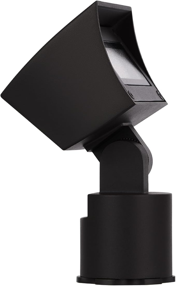 WAC Lighting LED Colorscaping Smart App Controllable Landscape Lighting with RGBWW Color Changing and Tunable White Wall Wash 16W Light in Black
