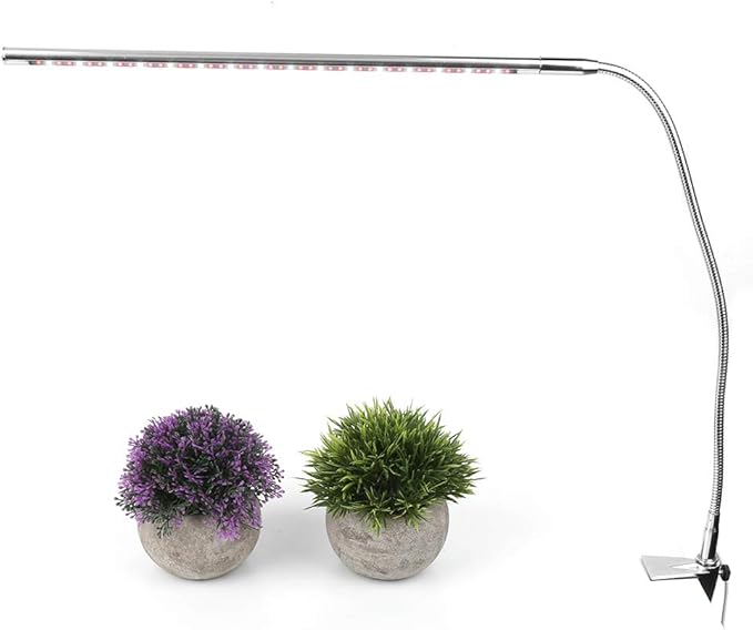 Tyenaza Grow Light Folding USB Powered Plant Growing Light Lamps with Clamp for Indoor Garden Greenhouse