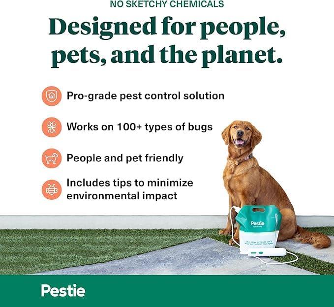 Pestie Home Barrier Pest Control Kit Expert Pest Control for Your Home Fast-Acting Long-Lasting Insect Killer Professional Spray Protects Against Common Pests
