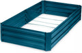 Gardener's Supply Company Metal Raised Garden Bed | Sturdy Corrugated Galvanized Steel Outdoor Planter Box Extra Deep for Rooted Plants Herbs &amp Vegetables | 34 W x 68 L x 12 H