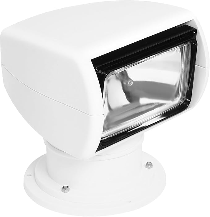 Boat Spotlights 12V 100W Boat Spotlight with Remote Control Boat Search Lights Boat Searchlight Halogen Searchlight Spotlight for Yachts Fishing Boats