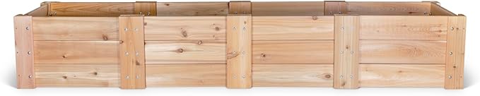 Infinite Cedar Premium Cedar Raised Garden Bed (2' x 8' x 16.5 H)