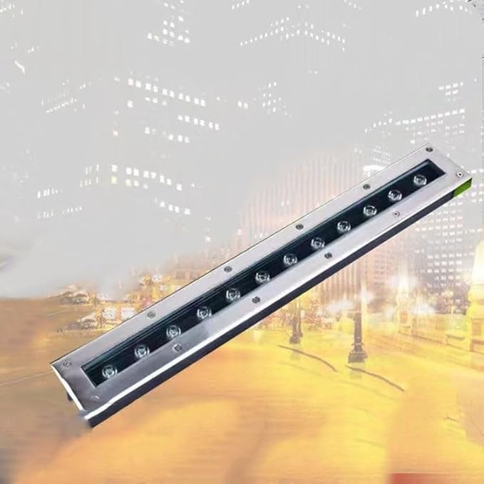 Outdoor Recessed LED Spotlight Rectangular Linear Underground Light IP67 Waterproof Corridor Aisle Lights Stair Step LightRed-85-245V(12W)