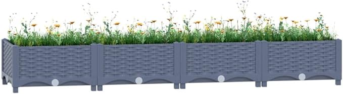 YAFF Raised Bed 63x15.7x9.1 Polypropylene (13.86lbs)