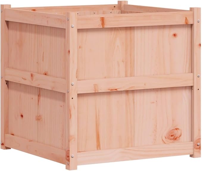 Wooden Raised Garden Bed Garden Planter Box Outdoor Wood Raised Garden Bed for Planting Plants Vegetables 27.6x27.6x27.6 Solid Wood Douglas-240
