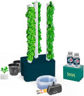 Hydroponic Kit N14 Tower System for 24 Plants Complete Indoor Garden with Nutrients Seeds &amp Accessories