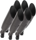 6 Pack Bronze Cast Aluminum Directional Lighting – Spotlight Directional Landscape Light Increase Home Security 12V AC/DC with Bronze Finish Light with ABS Ground Stake -1/2