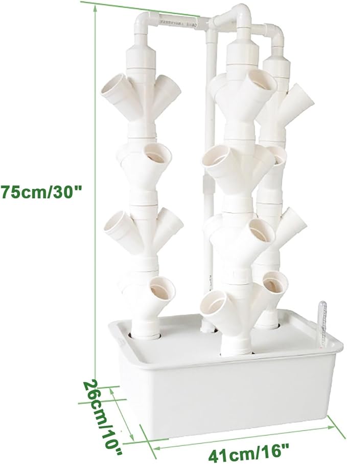 Hydroponics Tower GardenHydroponic Growing Systemfor Indoor Herbs Fruits and Vegetables - Aeroponic Tower(X-Large)