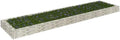 Gabion Raised Bed - Galvanized Steel Planter Box for Outdoor Flower Vegetable Plant Growing - Metal Gardening Beds - 157.5x39.4x7.9 Large