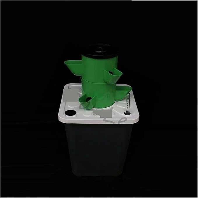 AMNOOL Hydroponics Growing System Garden Hydroponic Soilless Cultivation Kits DIY Balcony Dimensional Planting Column Pp Colonization Cups Vegetable Grow Tower Indoor Garden**1