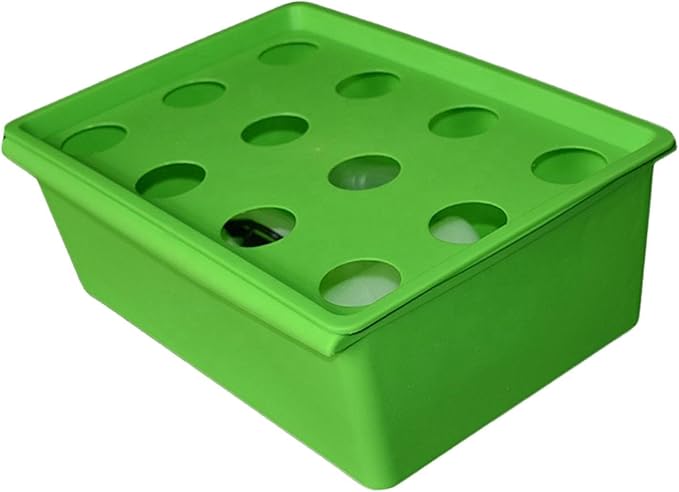 Hydroponic System Growing Box Hydroponic System Planting Container 12 Holes Hydroponics Grower Box for Home Indoor