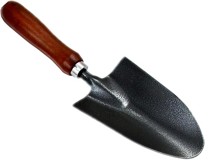 4pcs Mini Garden Tool Set Thickened Painted Iron Shovels and Wooden Handles for Planting and Gardening Tasks