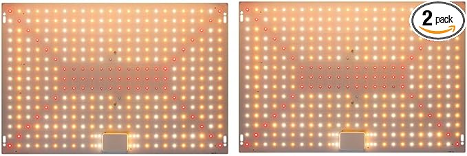 2PCS 400W LED Full Spectrum Plant Lamps 100-277V Greenhouse Tent Hydroponic Fill Light UV/IR Indoor Sunlight Seedings Cultivation Lights 110V Sunlike Sapling Vege Fruit Flower Moss Succulent