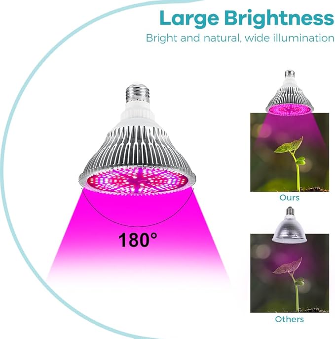 150W LED Full Spectrum Red Blue Plant Light 200LEDs Cultivate UV/IR Fill Light E26/E27 Indoor Greenhouse Tent Vegetable Fruits Bulb 110V Flowers Succulent Cactus Potting Hydroponic Seedlings