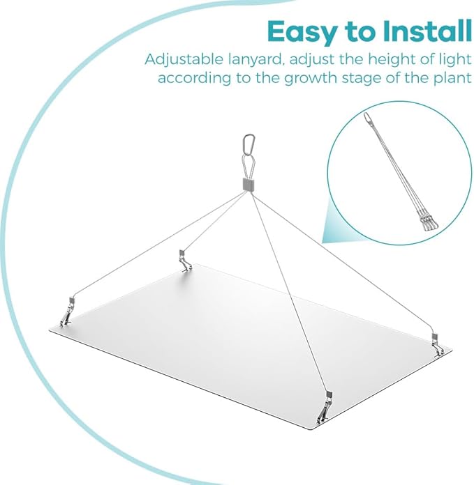 2PCS400W LED Plant Growing Lights 234LEDs High Luminance Full Spectrum Sunlike Mimic Photosynthesis Lighting for Indoor Planting Succulent Flower Seedling Growth Design 2835 Chips Vegetable Supplement