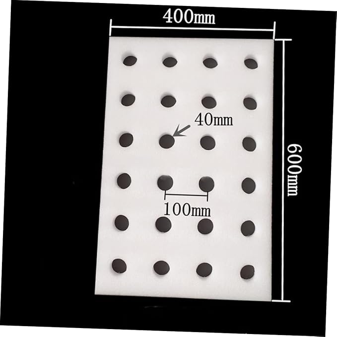 POPETPOP Soilless Cultivation Kit Greenhouse Hydroponic Tower Basket Sponge Planting Tray