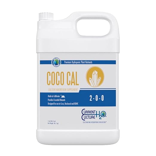 Coco Cal - Cal/Mag | Pure Liquid Fertilizers | Crystal Clear Blends | Consistently pH Stable | Developed for Hydroponic Applications - Quart Size