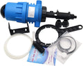 Adjustable Fertilizer Injector 0.4%-4% Chemical Dispenser Drip for Garden Livestock Farm Industry 1:250 to 1:25