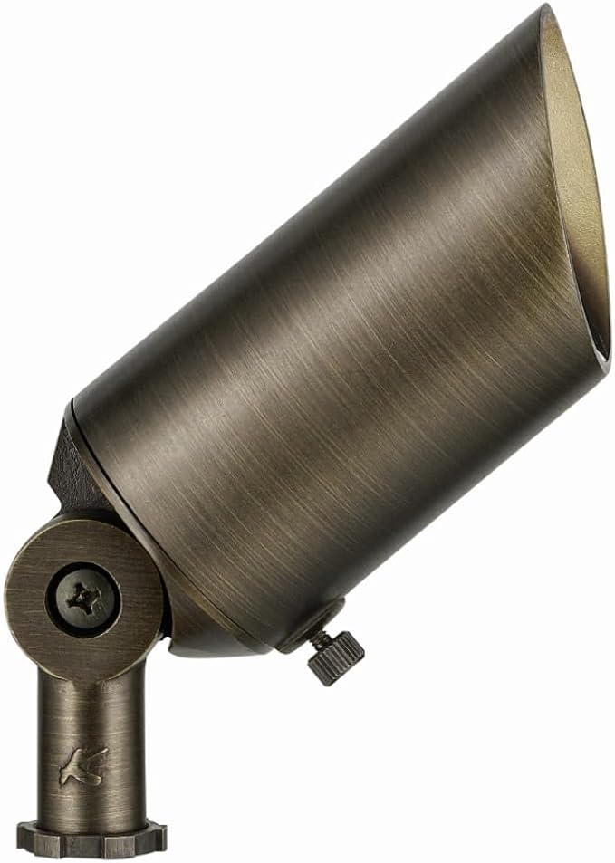 Kichler Brass Fixed Cowl Accent Light (No Bulb) | LW23000