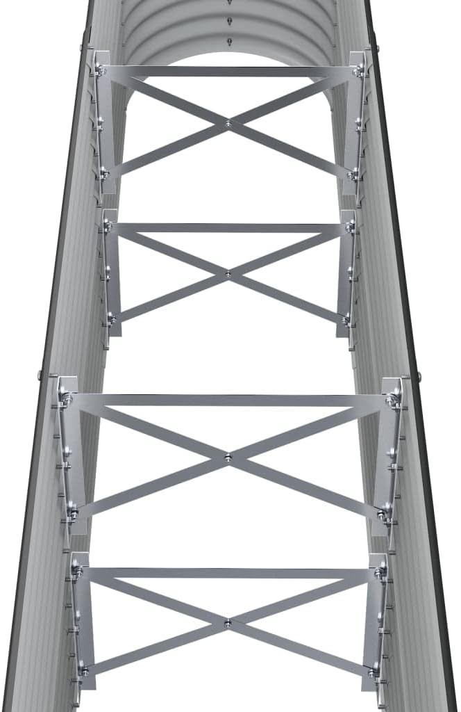 Garden Raised Bed Powder-Coated Steel 59.8x15.7x26.8 AnthraciteWeight:20.19lbs318896