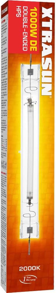 XTB5000 Double-Ended High Pressure Sodium (HPS) Lamp 1000W Glass